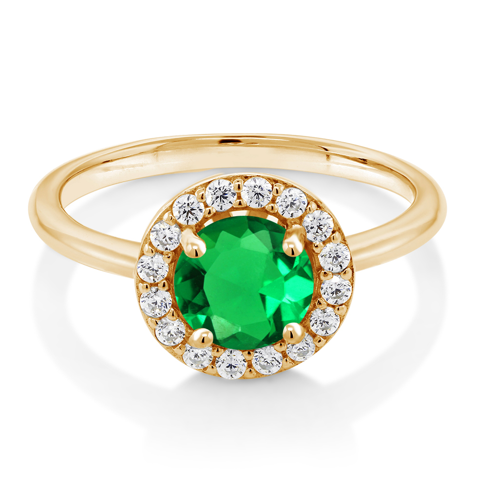 1.42 Ct Oval Green Simulated Emerald Blue Tanzanite 925 Sterling Silver Ring